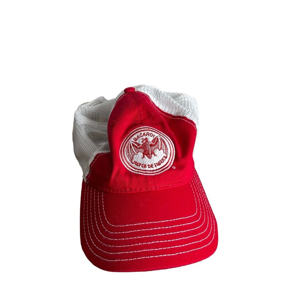 Bacardi Rum Red & White SnapBack Hat Otto